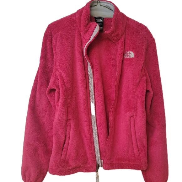 CTHE NORTH FACE Women's Osito Fleece Full Zip Jacket, Fuchsia Pink-Size S/P - Picture 2 of 8